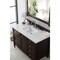 James Martin Vanities Brittany 48in Single Vanity, Burnished Mahogany w/ 3 CM Eternal Jasmine Pearl Quartz Top 650-V48-BNM-3EJP - alternate 5